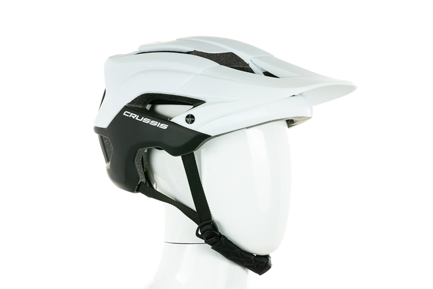 Bike helmet CRUSSIS 03012 - white/black
