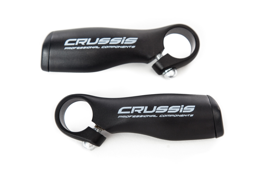 CRUSSIS Horns 9.7 cm, aluminum, black mat